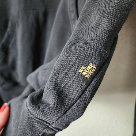 WE WORE WHAT Black hoodie size XS - Picture 4 of 6